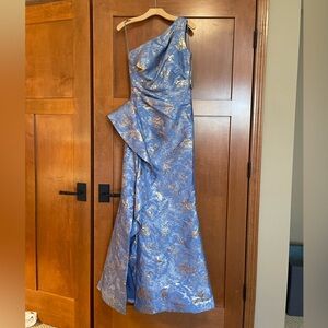 Teri Jon one shoulder gown